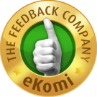 Mit Gold verziert eKomi Stempel!