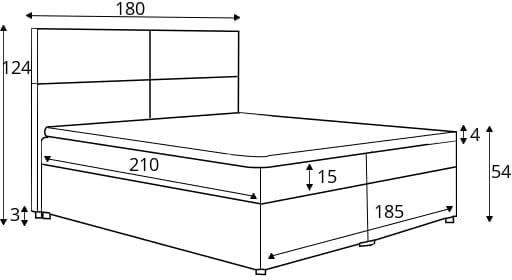 Boxspringbett AMBER
